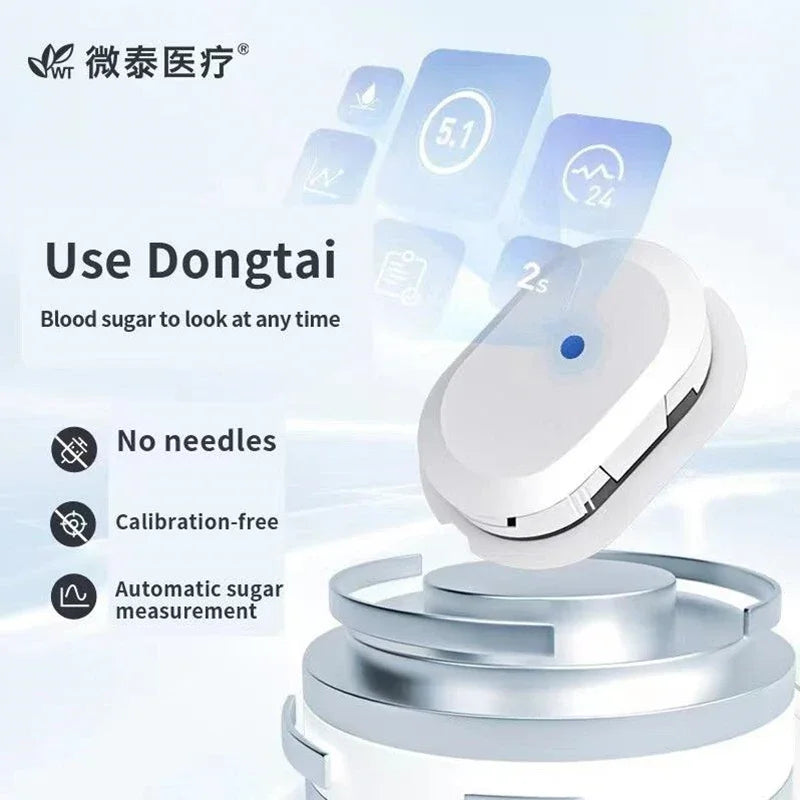 Aidex cgm Sensor Transmitter Glucometer kit continuous glucose monitor without puncture Diabetes Testing