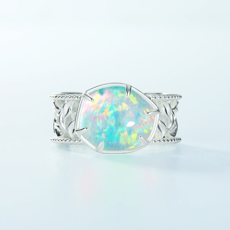 Opal S925 Sterling Silver Ring