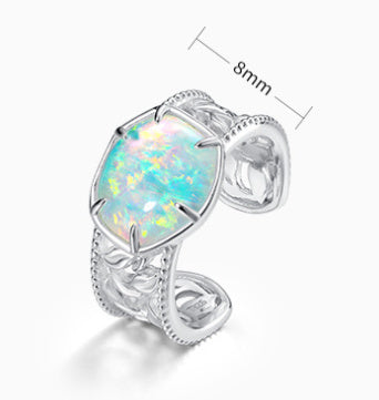 Opal S925 Sterling Silver Ring