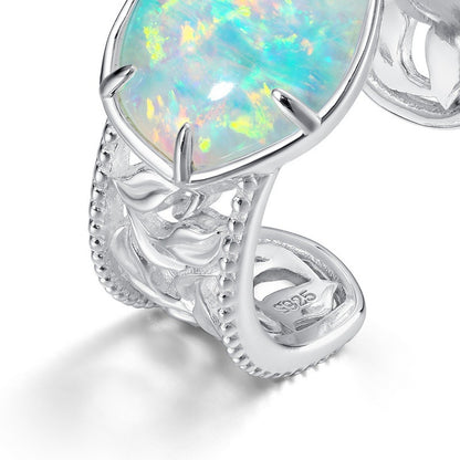 Opal S925 Sterling Silver Ring