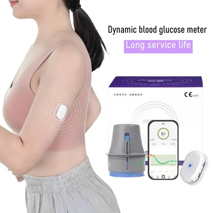 Aidex cgm Sensor Transmitter Glucometer kit continuous glucose monitor without puncture Diabetes Testing