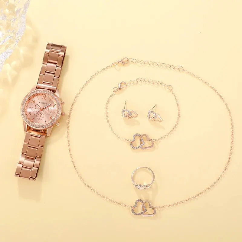 Rose gold lady's set
