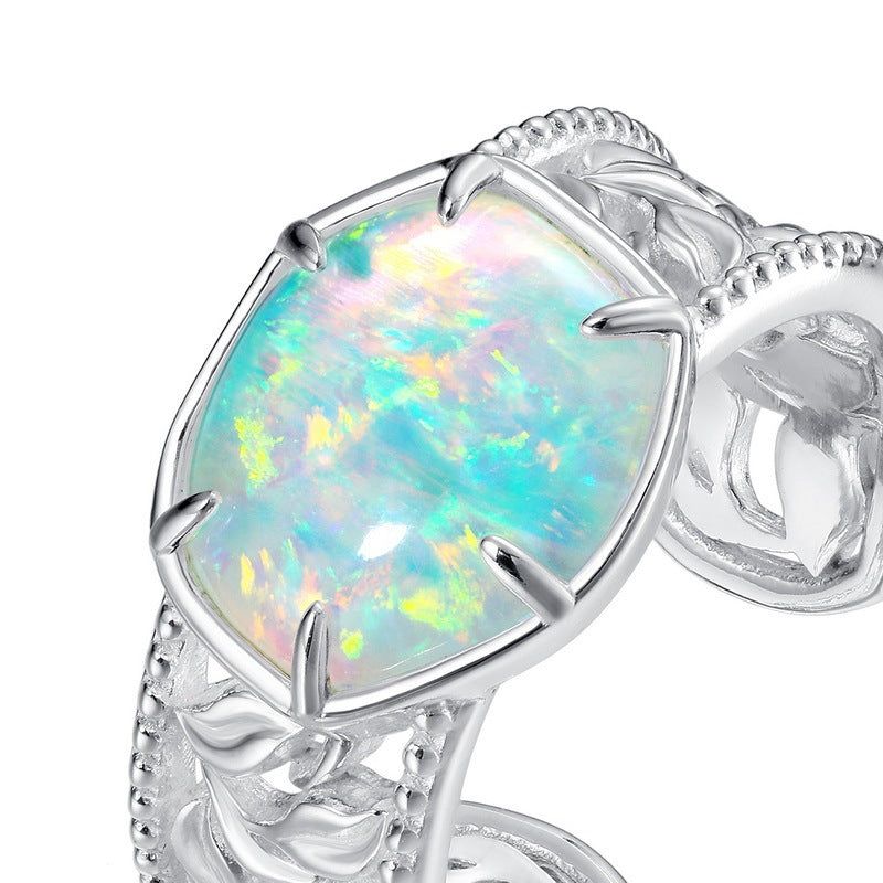 Opal S925 Sterling Silver Ring